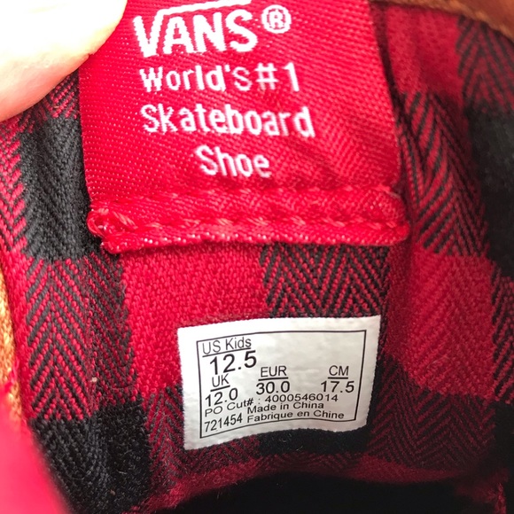 VANS ERA-HI MTE Glazed Ginger Kids AUTHENTIC - Picture 7 of 7